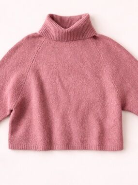 Design Lab Lord & Taylor Ladies Dusty Rose Turtleneck Sweater